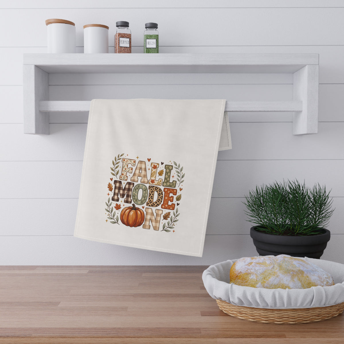 Fall Mode On Tea Towel