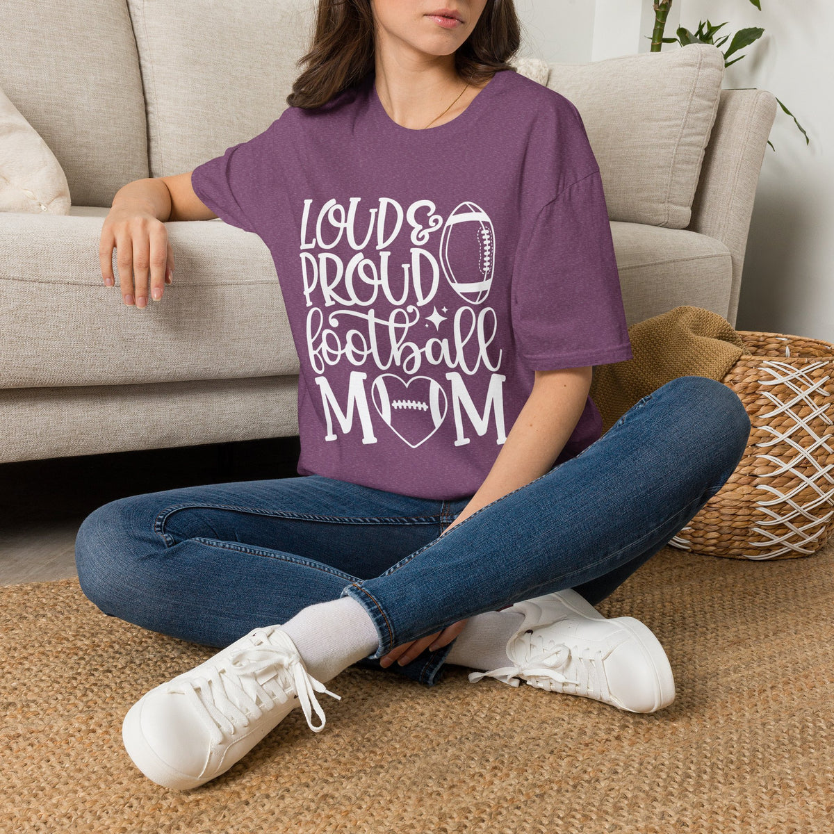 Loud & Proud Football Mom Tee