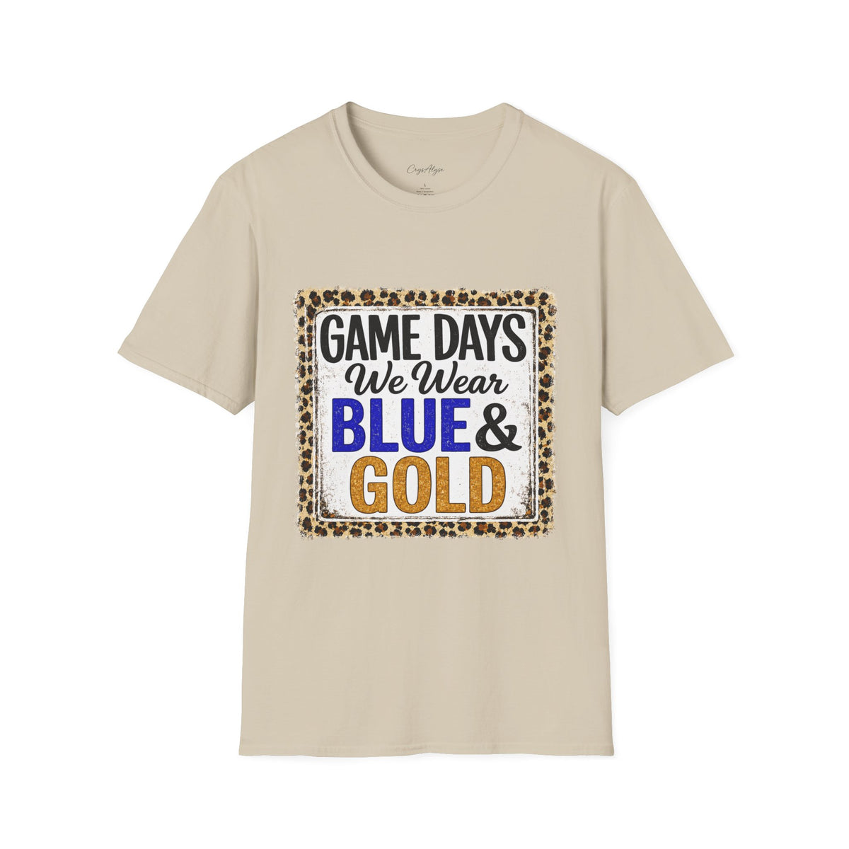 We Wear Blue & Gold Spirit Tee