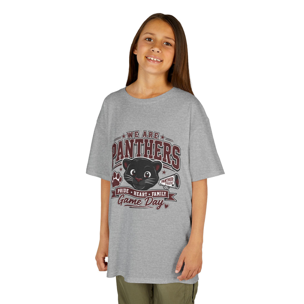 Panthers Pride, Heart & Family Kids Tee
