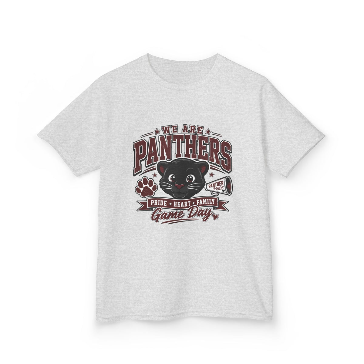 Panthers Pride, Heart & Family Kids Tee