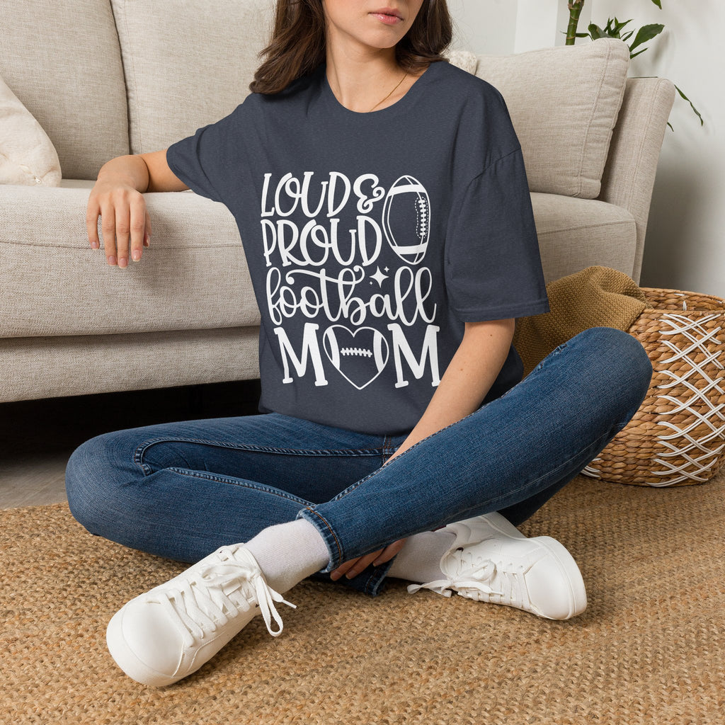 Loud & Proud Football Mom Tee