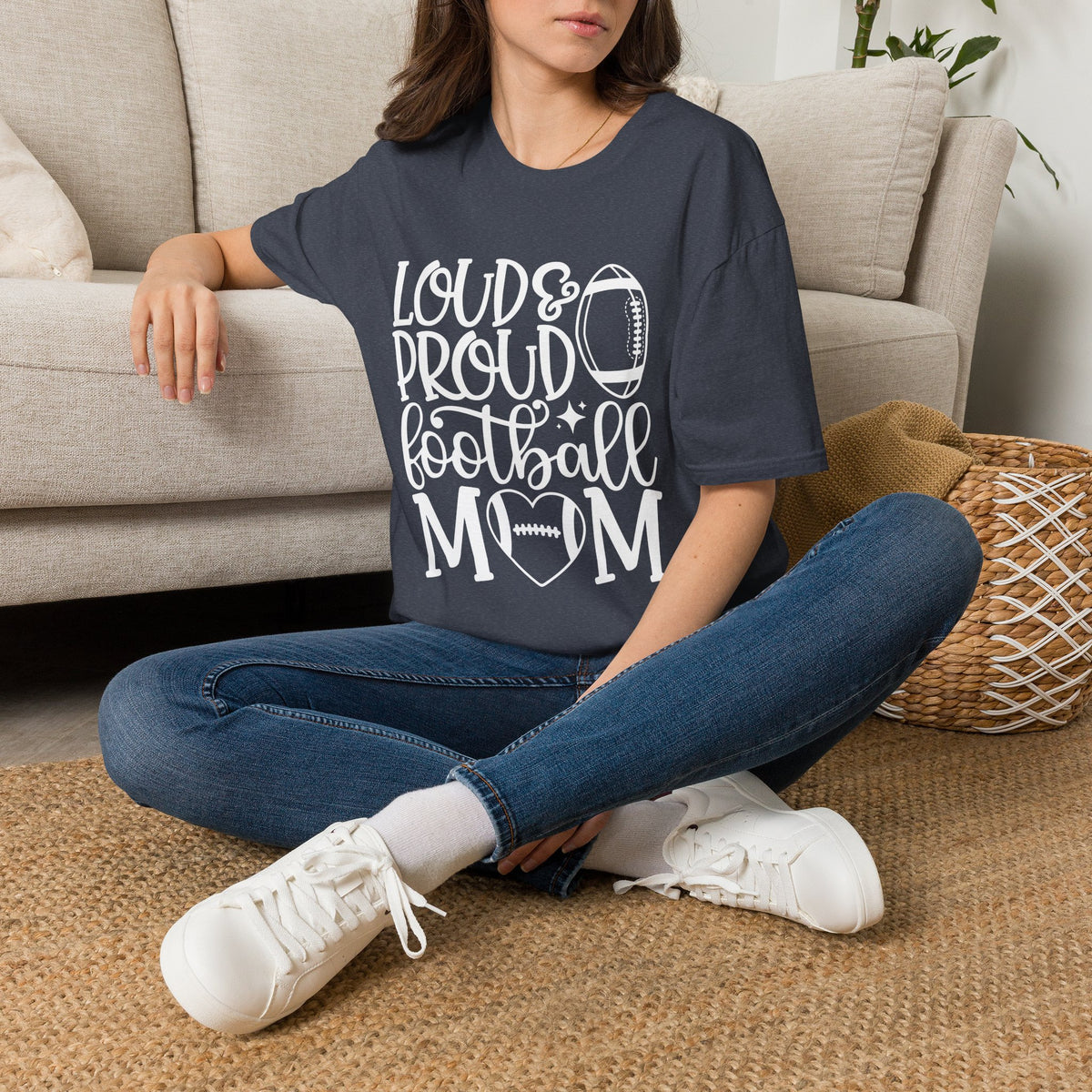 Loud & Proud Football Mom Tee