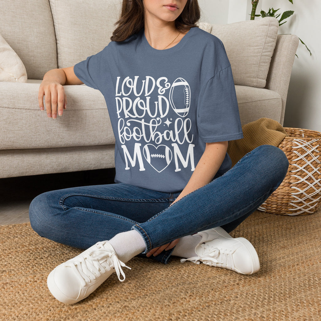 Loud & Proud Football Mom Tee