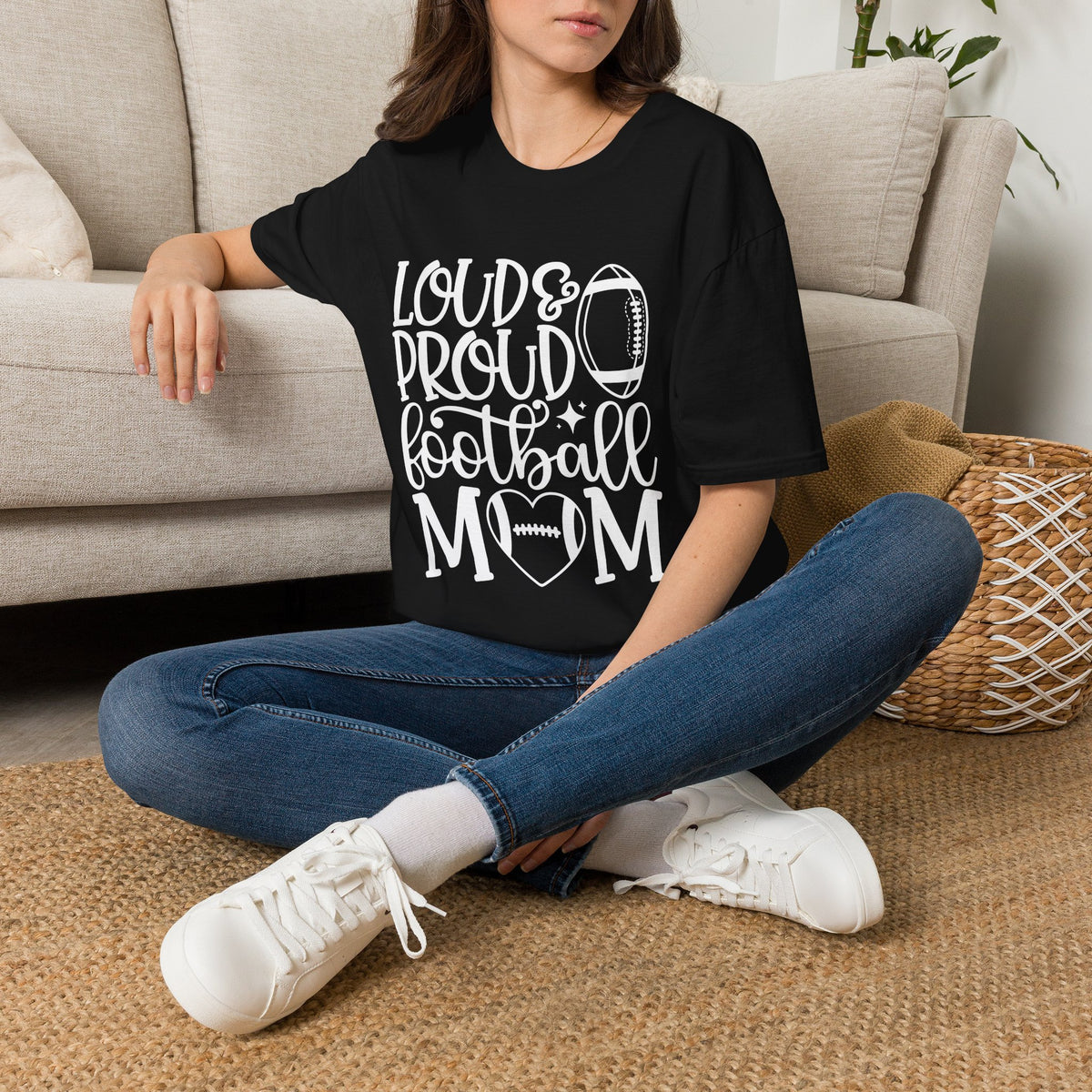 Loud & Proud Football Mom Tee