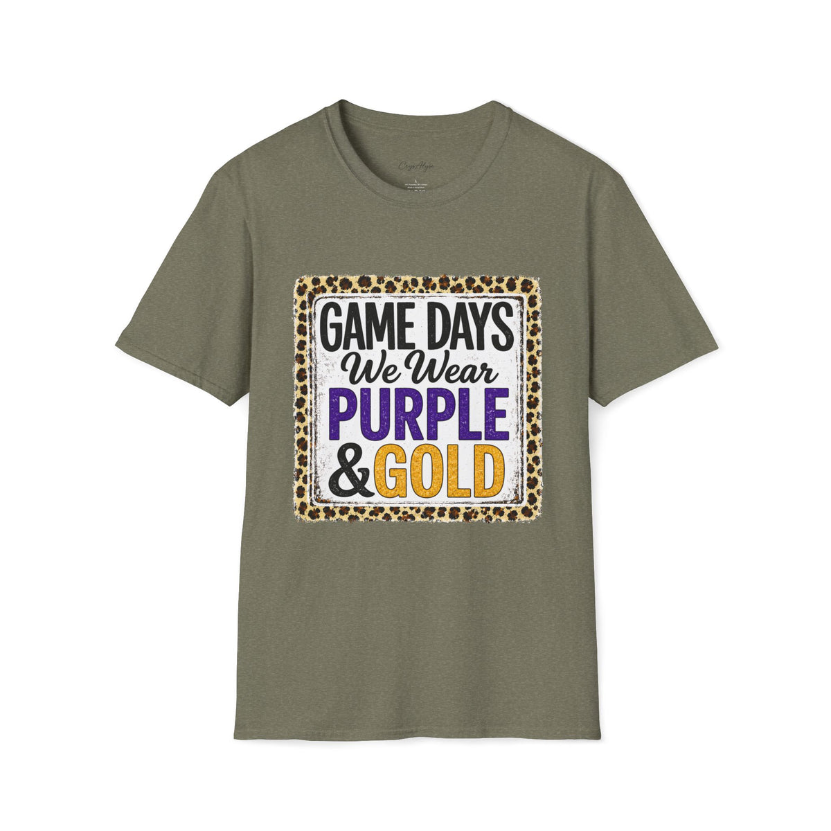 We Wear Purple & Gold Spirit Tee