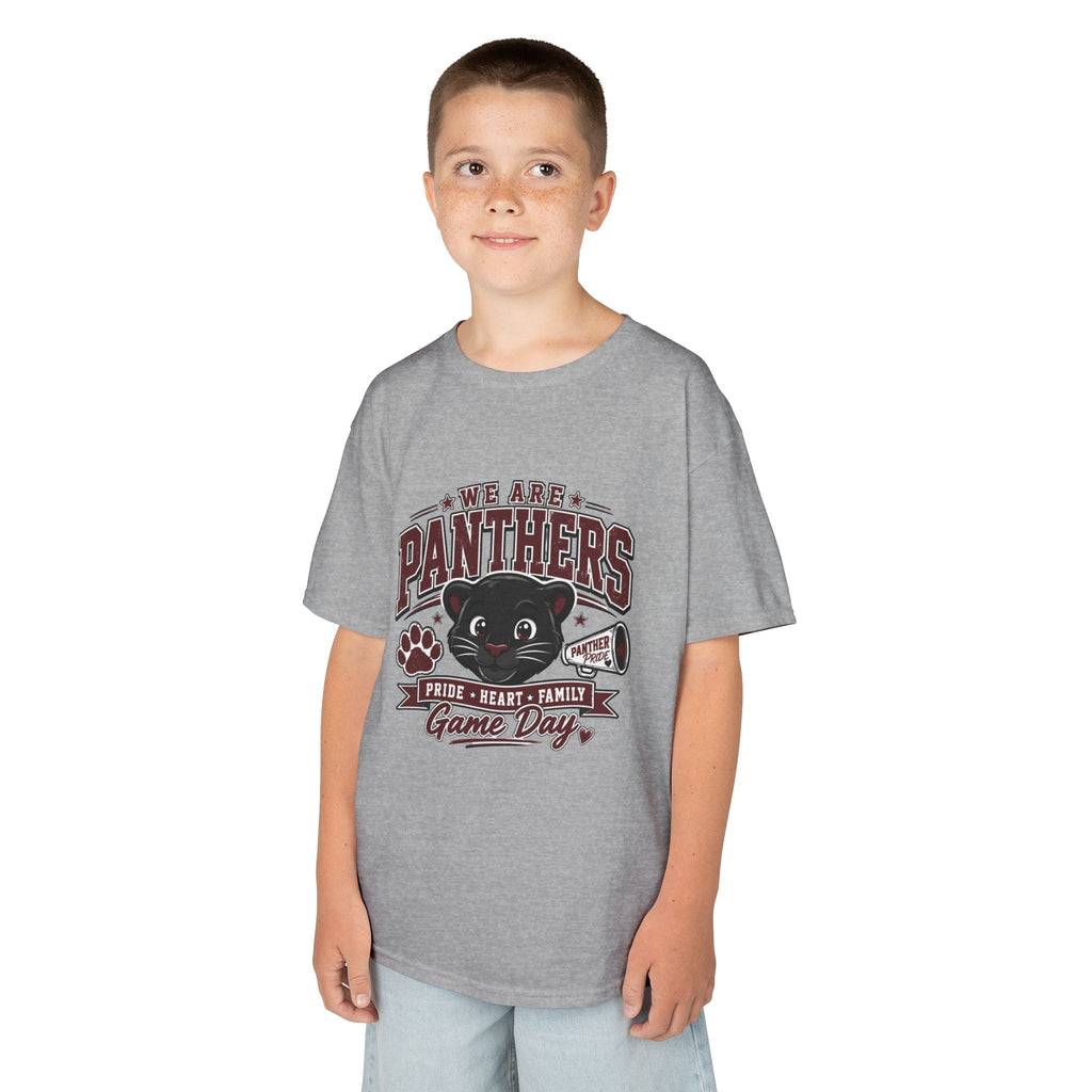 Panthers Pride, Heart & Family Kids Tee