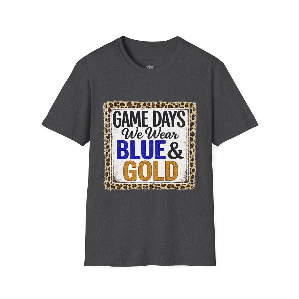 We Wear Blue & Gold Spirit Tee