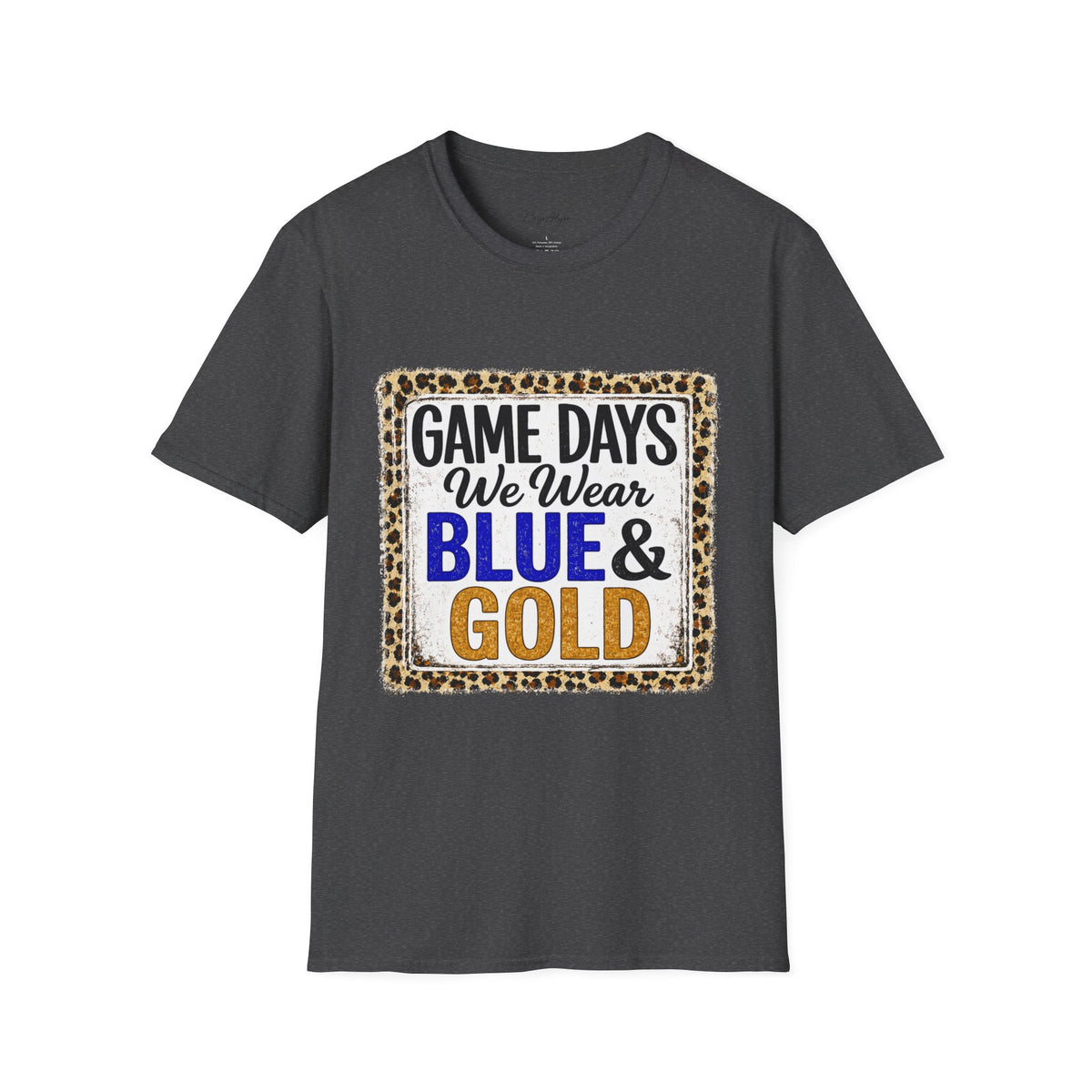 We Wear Blue & Gold Spirit Tee