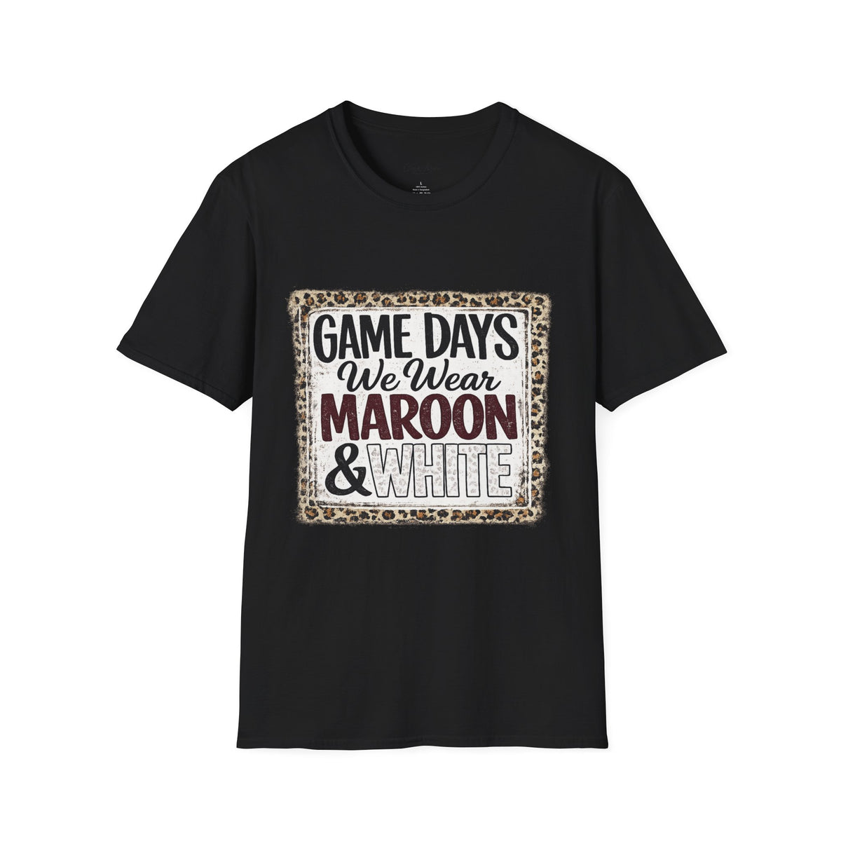 We Wear Maroon & White Spirit Tee