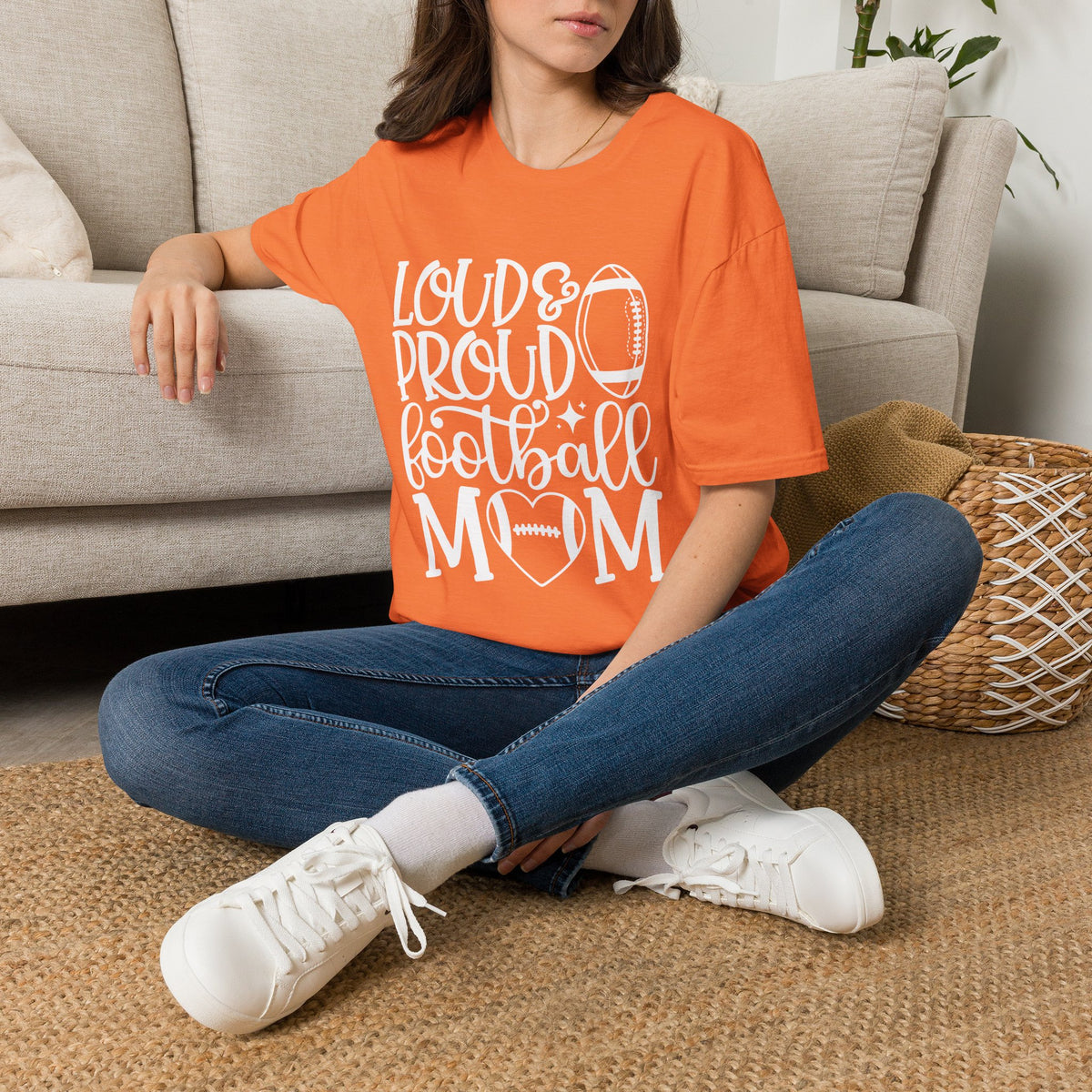 Loud & Proud Football Mom Tee