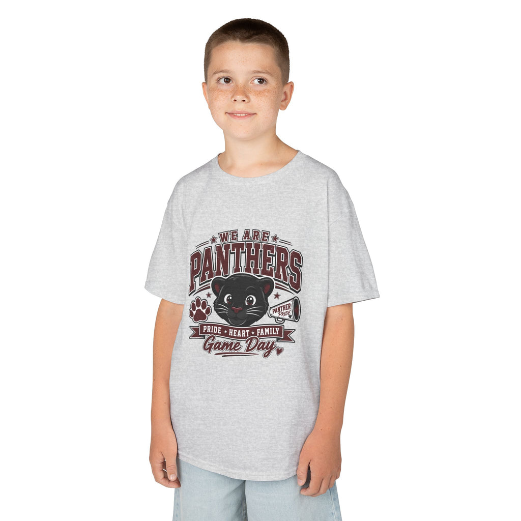 Panthers Pride, Heart & Family Kids Tee