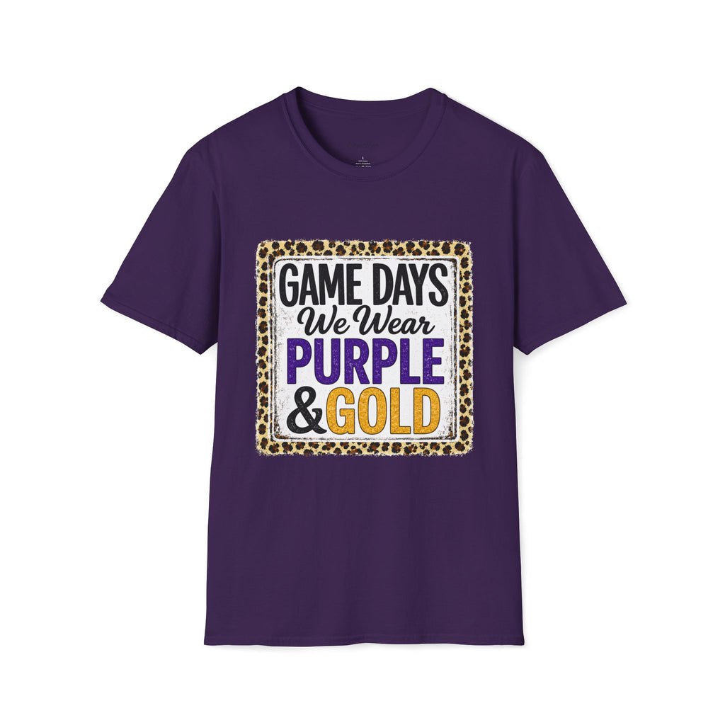 We Wear Purple & Gold Spirit Tee
