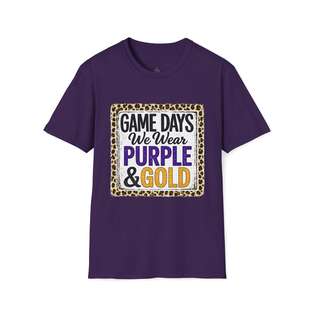We Wear Purple & Gold Spirit Tee
