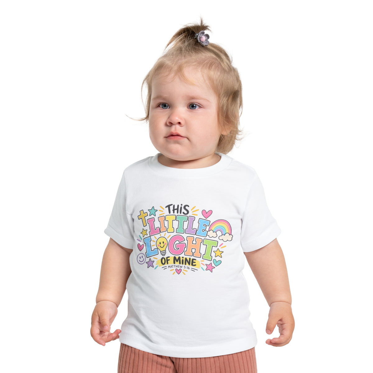 This Little Light of Mine Baby Girl Tee