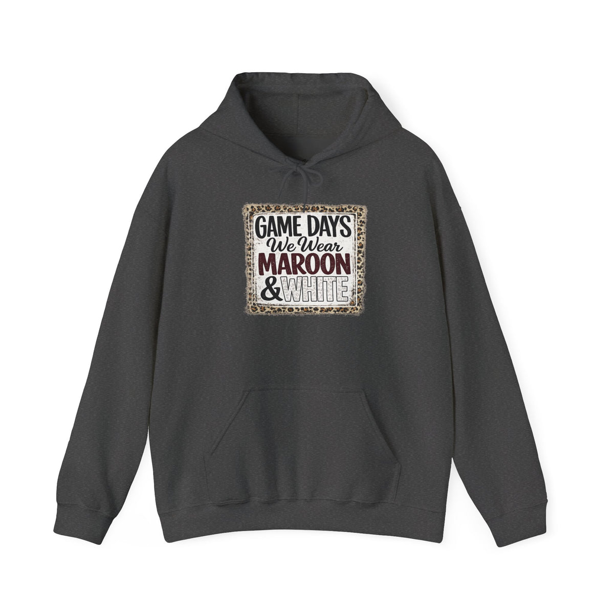 We Wear Maroon & White Spirit Hoodie