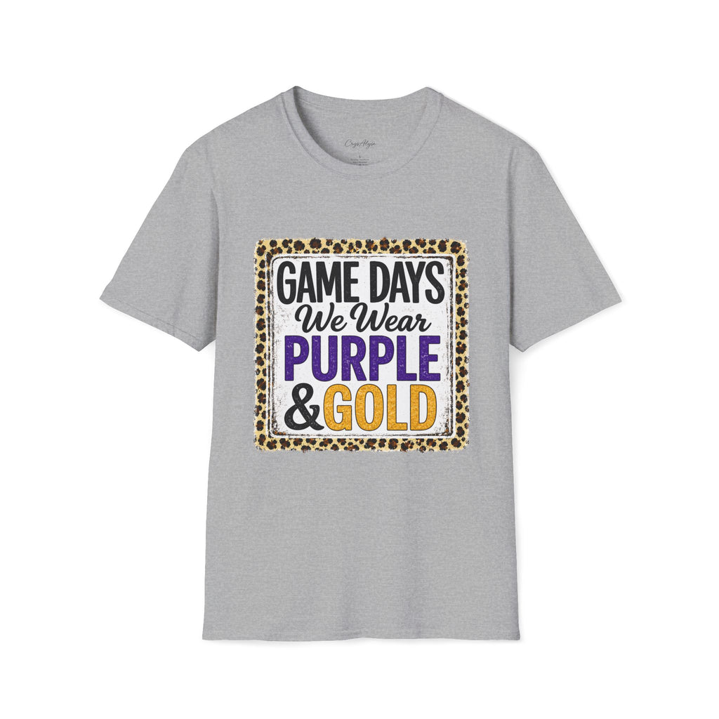 We Wear Purple & Gold Spirit Tee