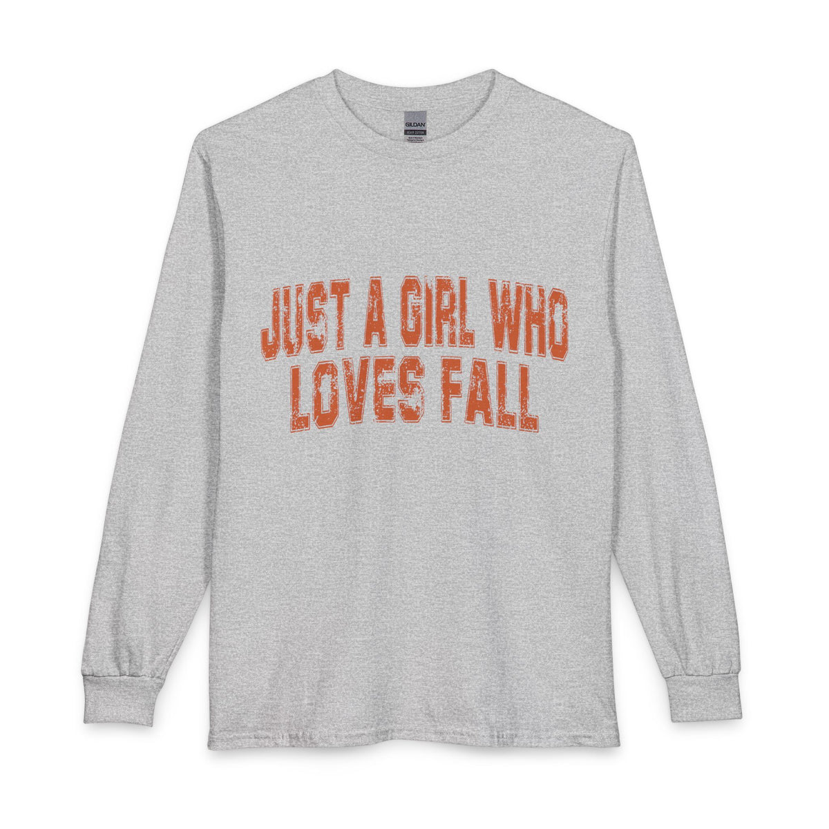 Just a Girl Who Loves Fall Long Sleeve Tee