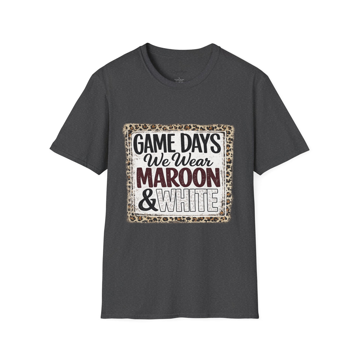 We Wear Maroon & White Spirit Tee