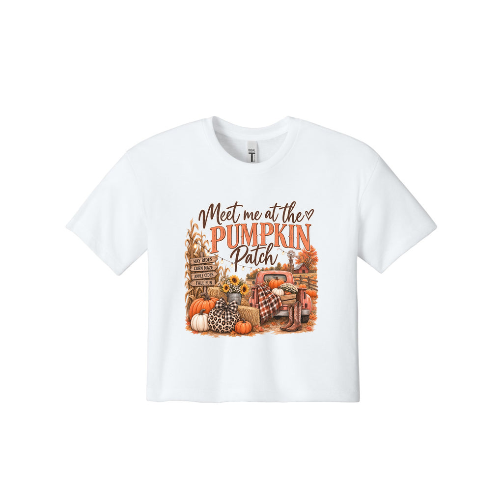 Meet Me at the Pumpkin Patch Crop Tee