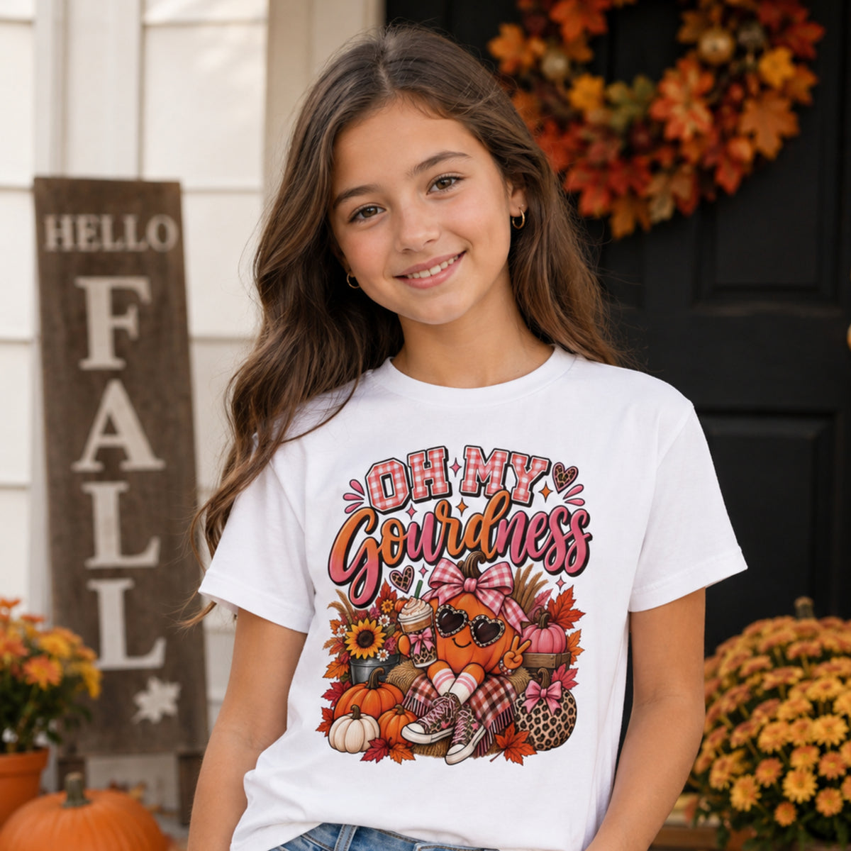 Oh My Gourdness Youth Tee