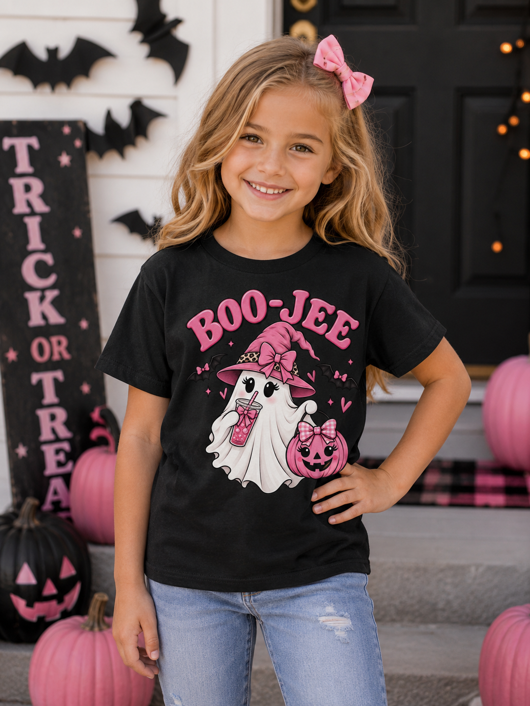 Boo-Jee Cute Ghost Toddler Tee