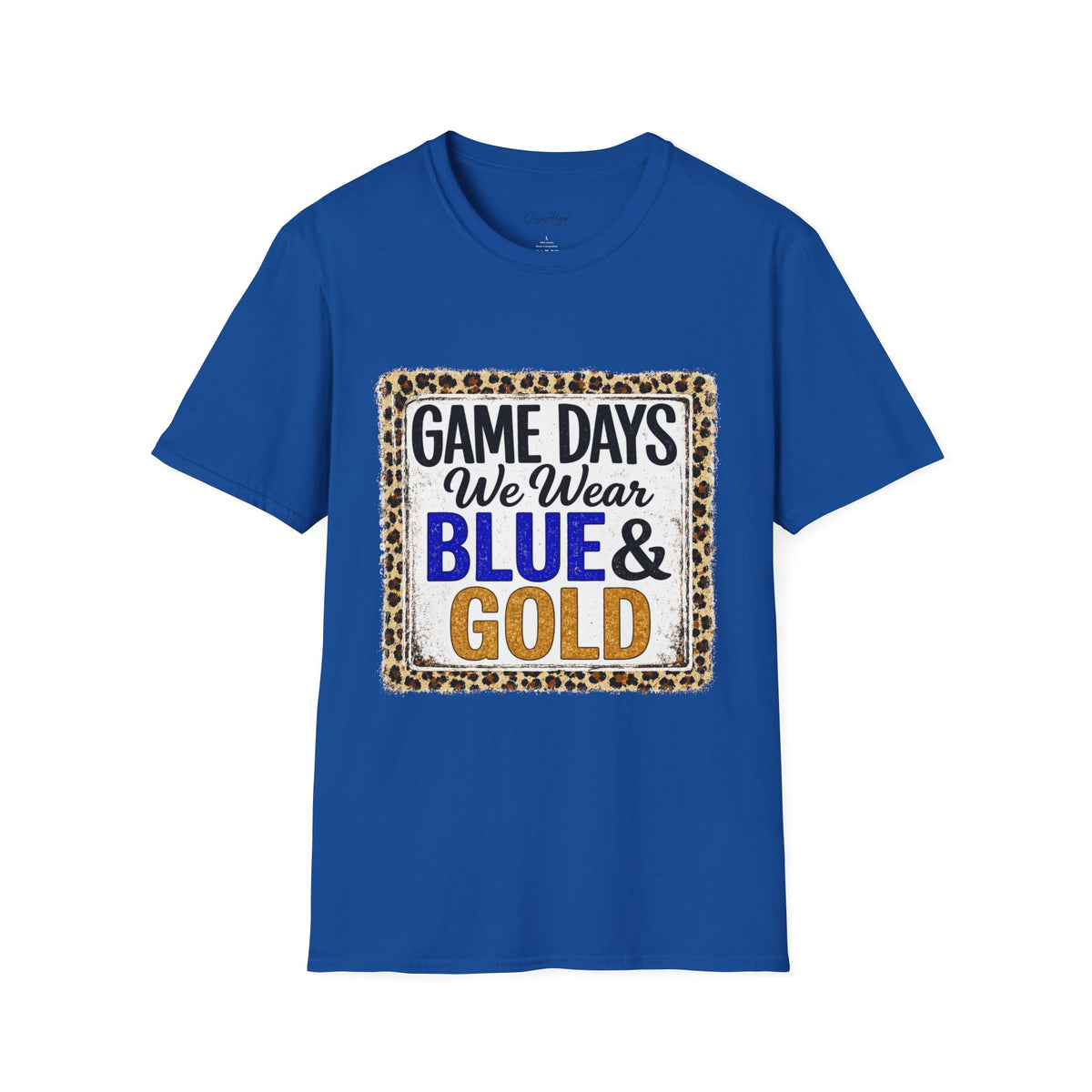 We Wear Blue & Gold Spirit Tee