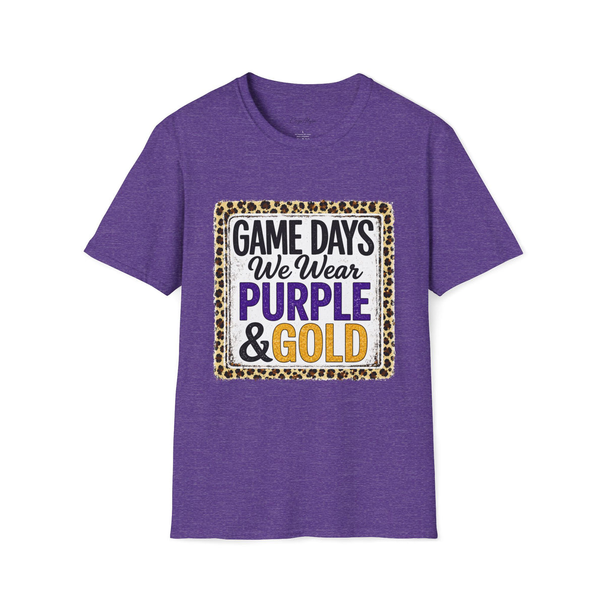 We Wear Purple & Gold Spirit Tee
