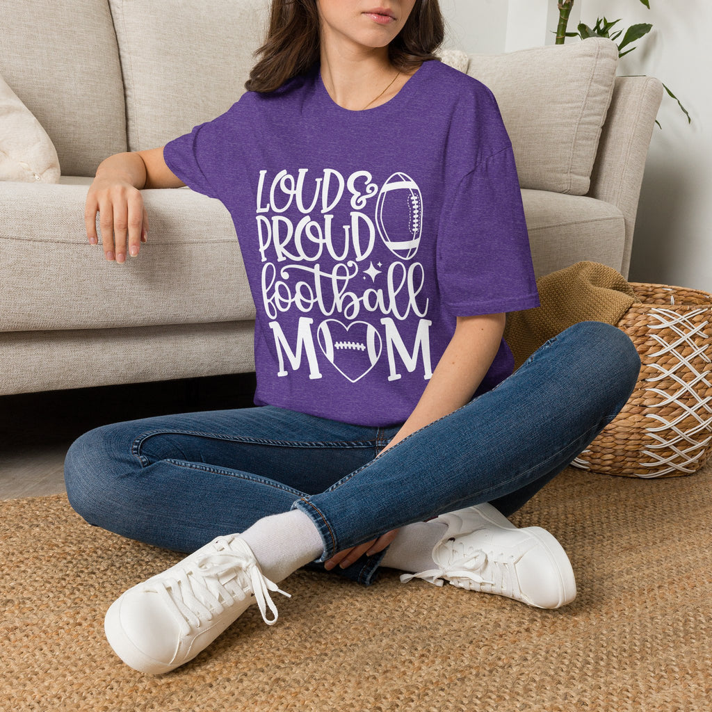 Loud & Proud Football Mom Tee