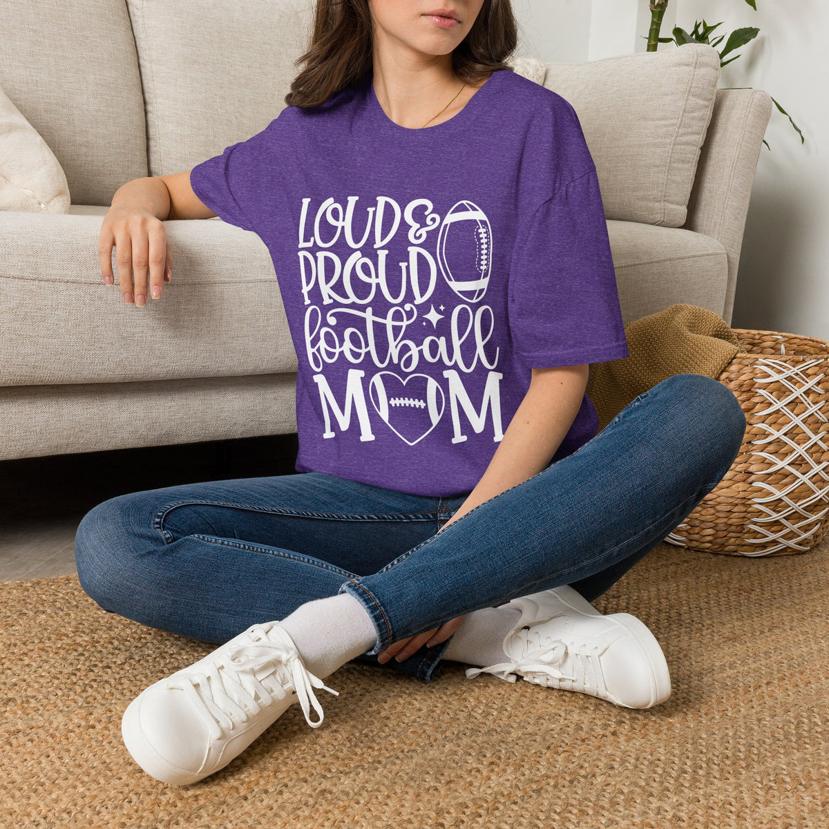 Loud & Proud Football Mom Tee