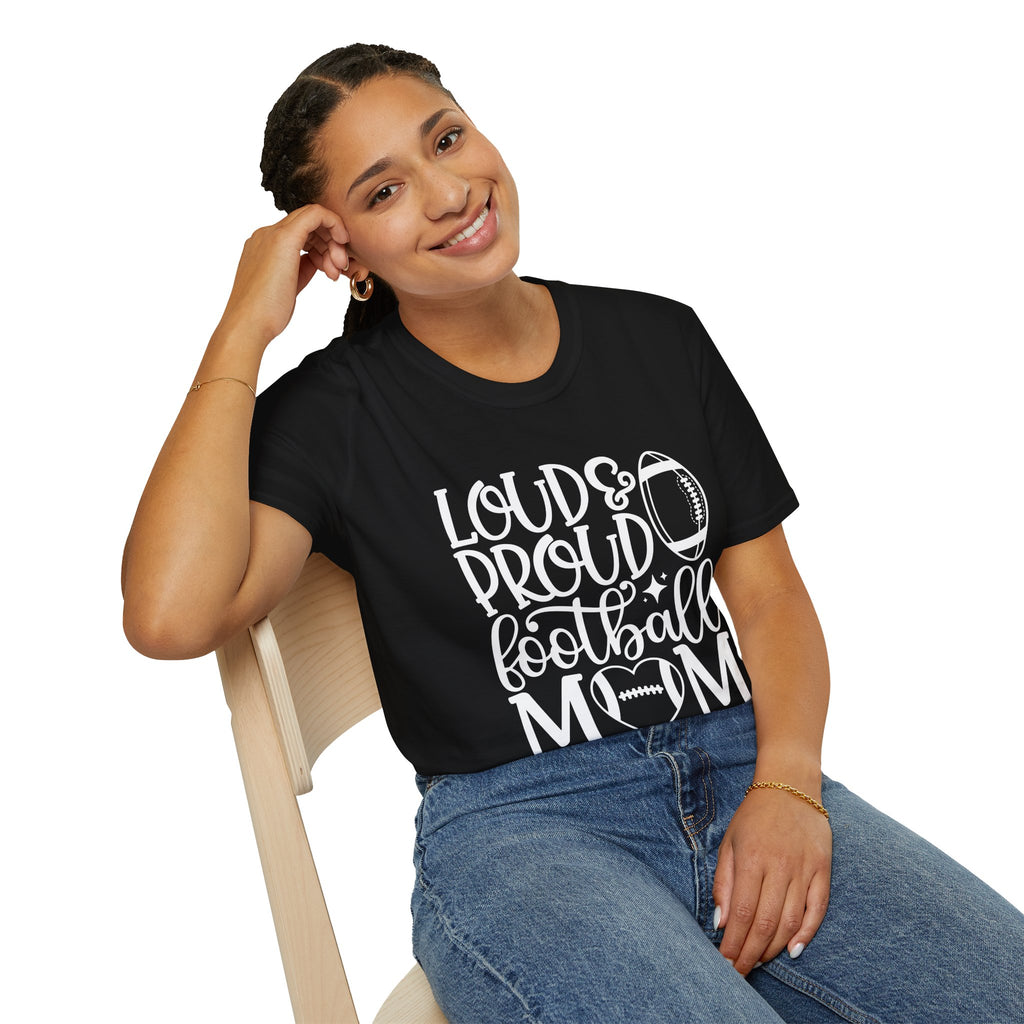 Loud & Proud Football Mom Tee