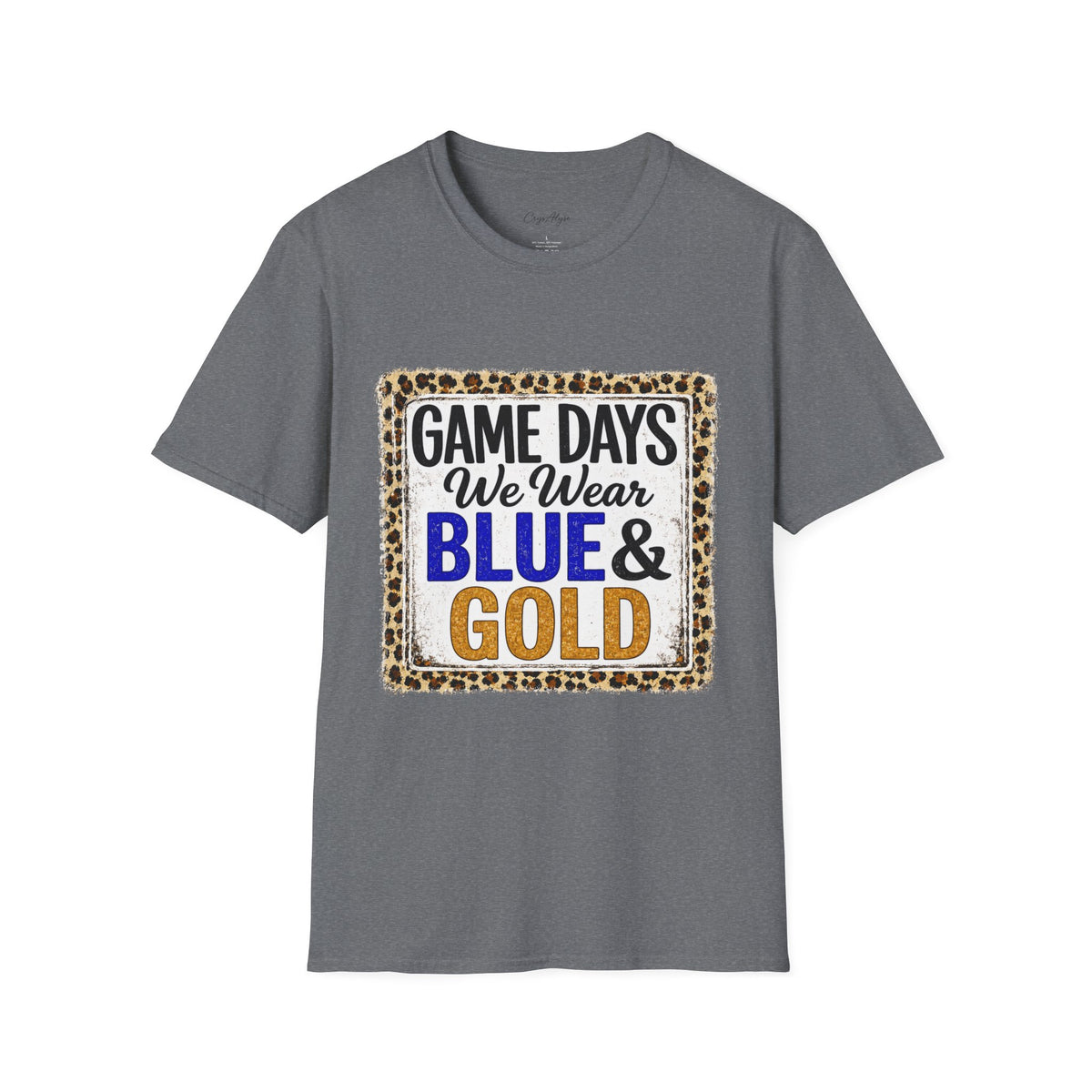 We Wear Blue & Gold Spirit Tee