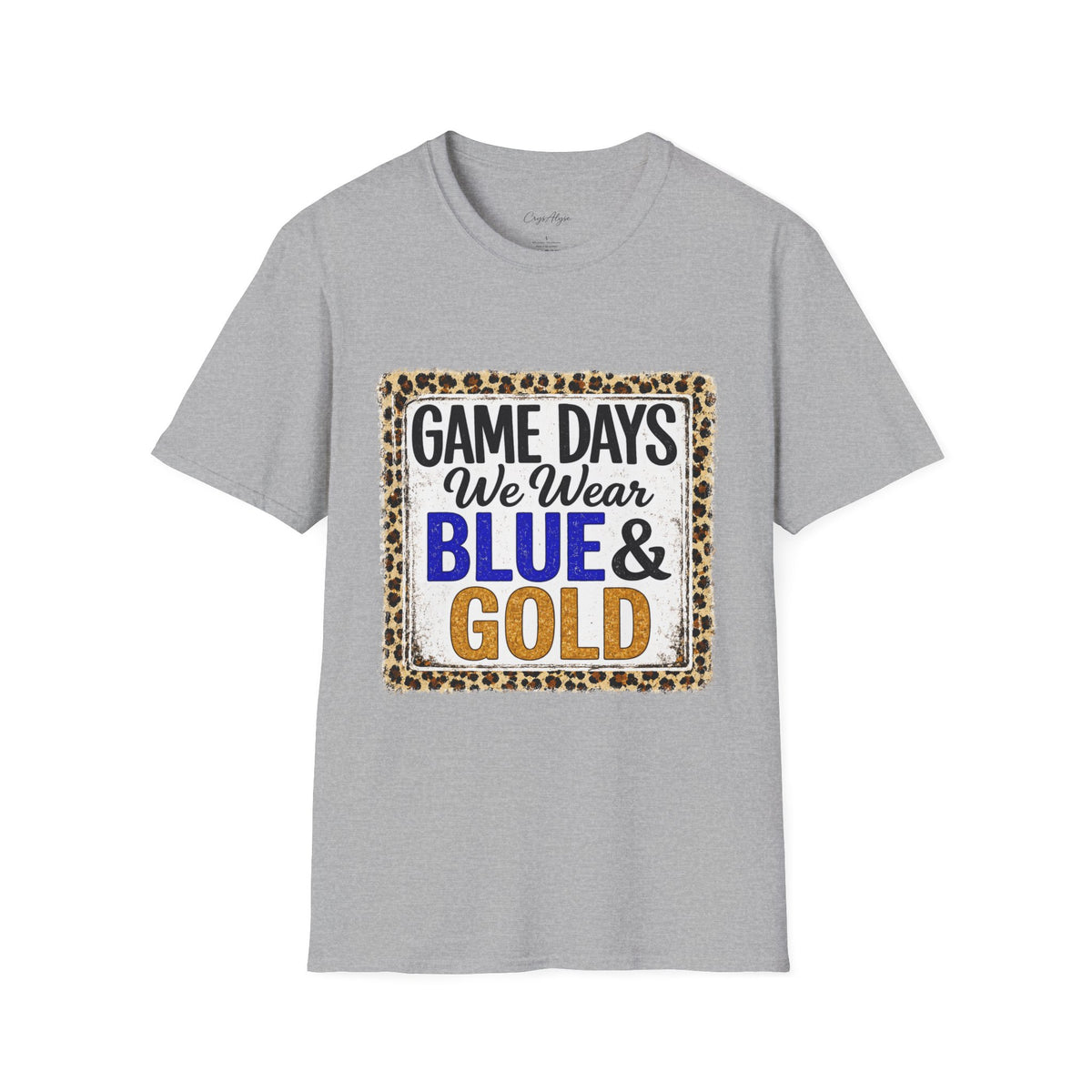 We Wear Blue & Gold Spirit Tee