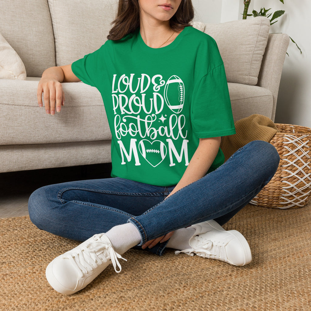 Loud & Proud Football Mom Tee