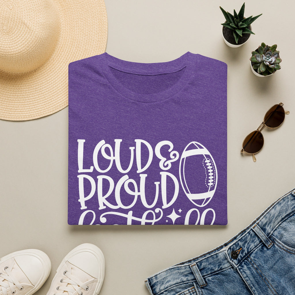 Loud & Proud Football Mom Tee