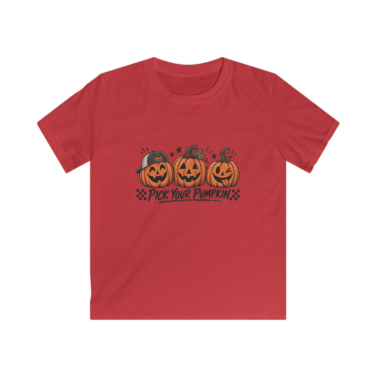 Pick Your Pumpkin Kids Halloween Tee