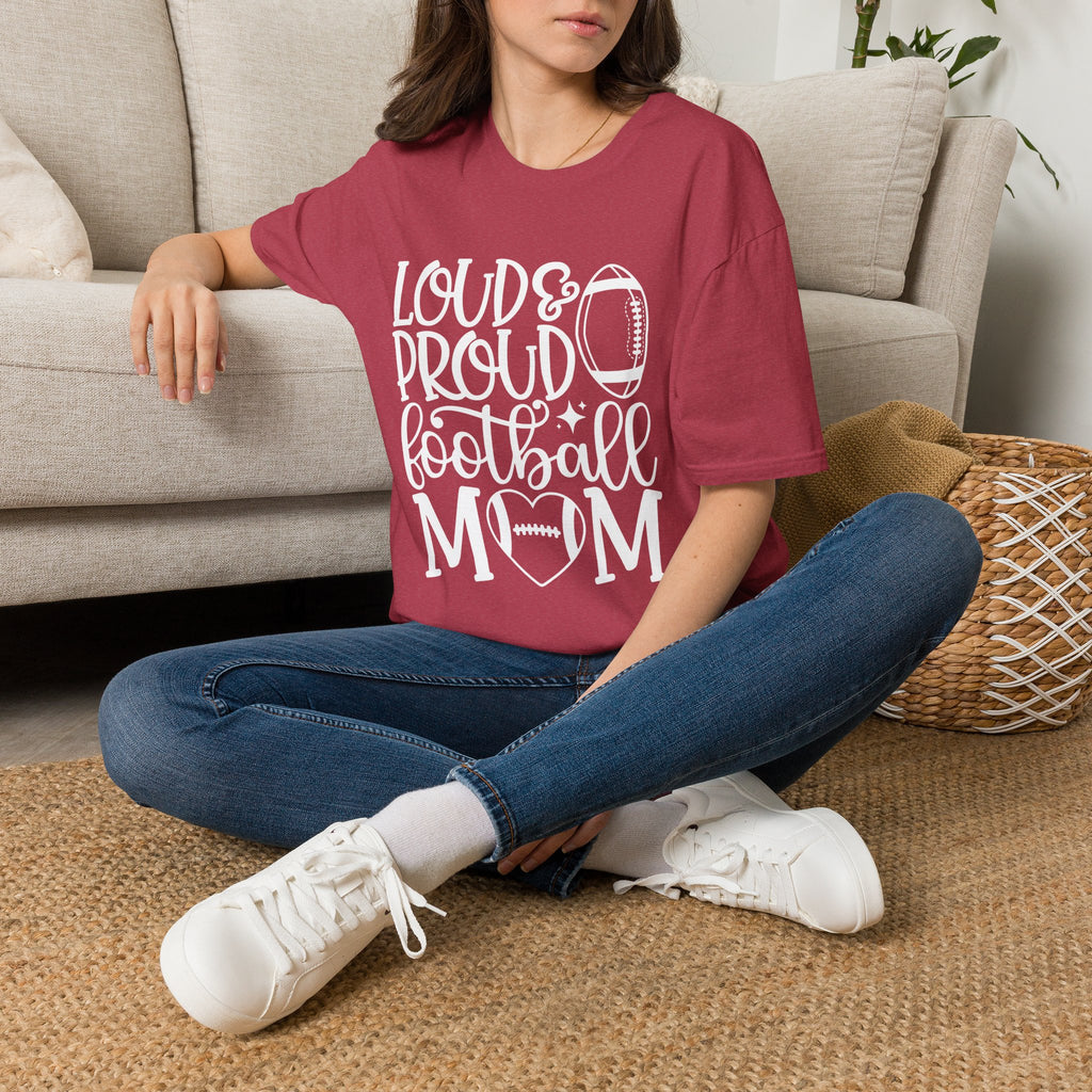 Loud & Proud Football Mom Tee