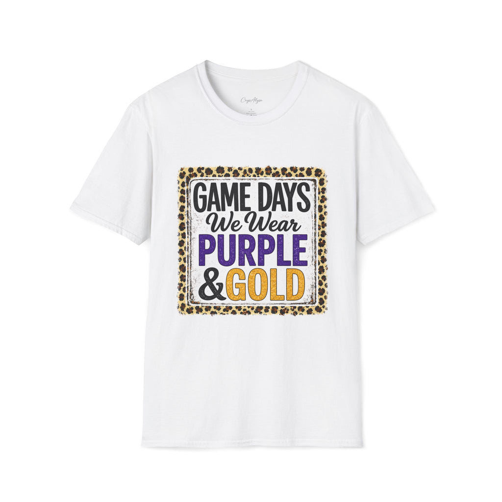 We Wear Purple & Gold Spirit Tee