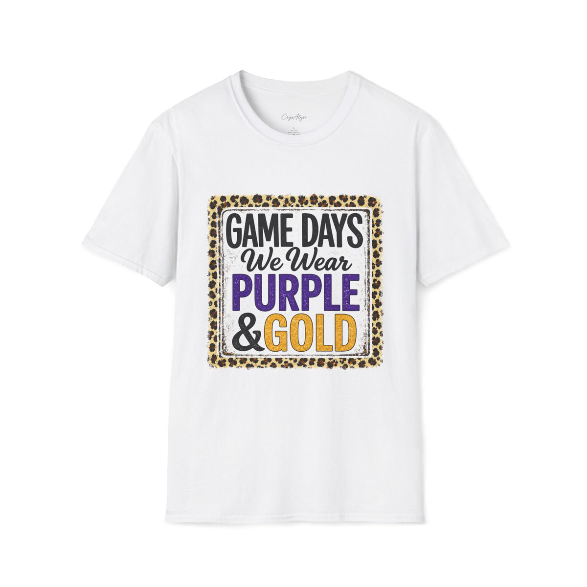 We Wear Purple & Gold Spirit Tee