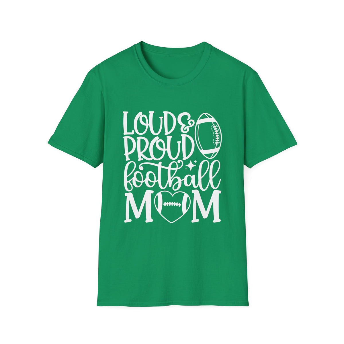 Loud & Proud Football Mom Tee