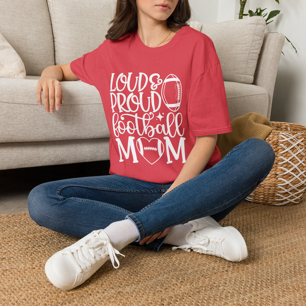 Loud & Proud Football Mom Tee