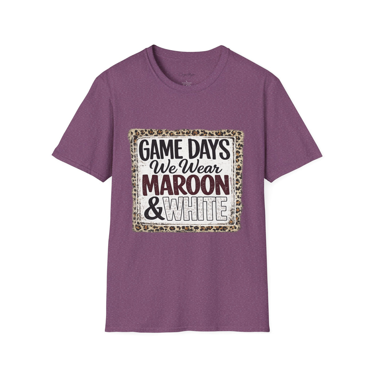 We Wear Maroon & White Spirit Tee