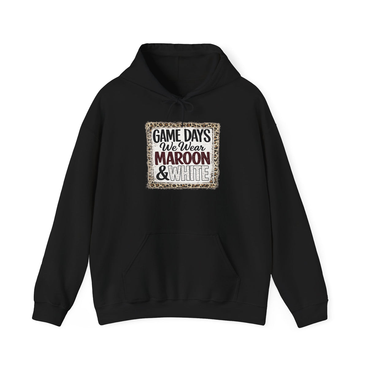 We Wear Maroon & White Spirit Hoodie