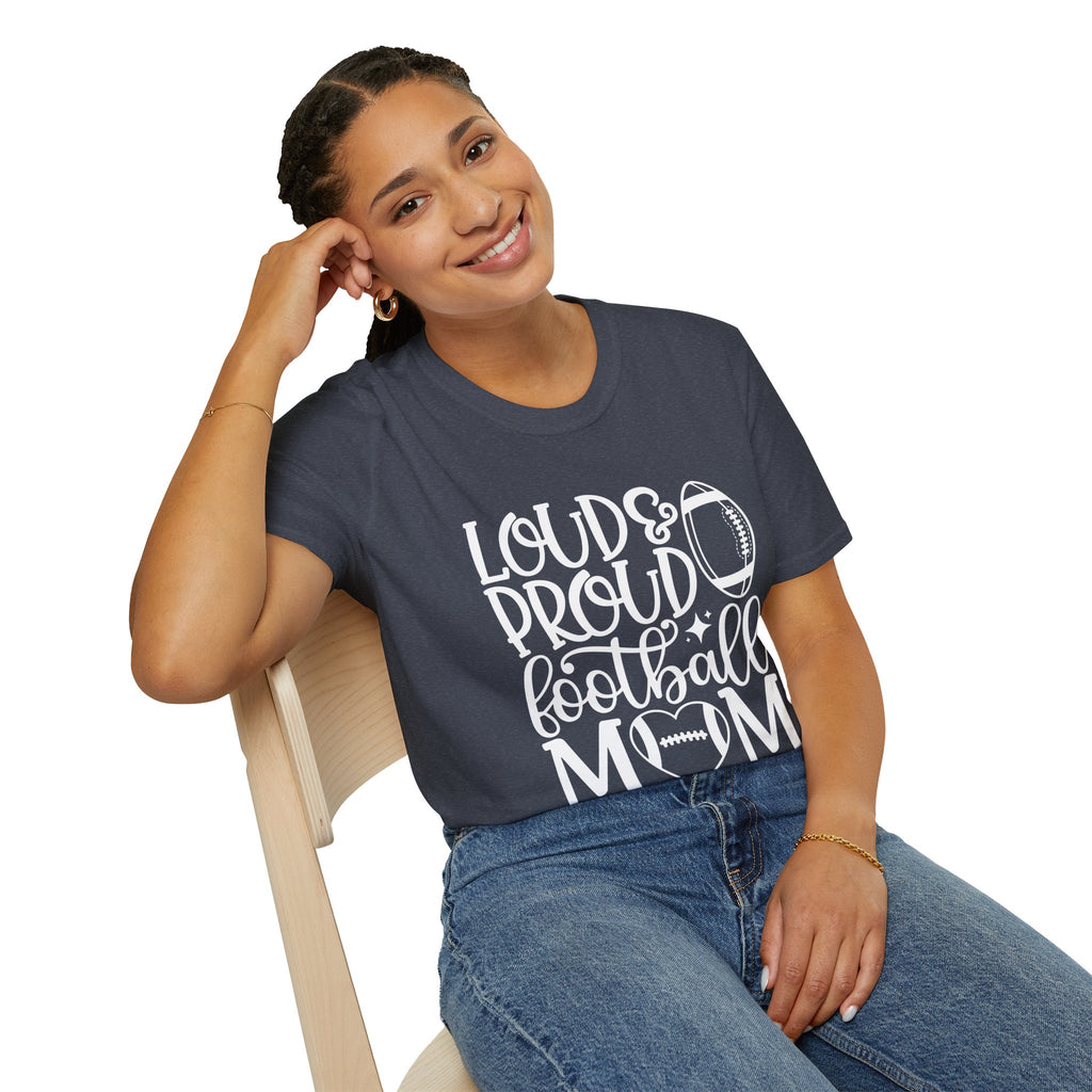 Loud & Proud Football Mom Tee
