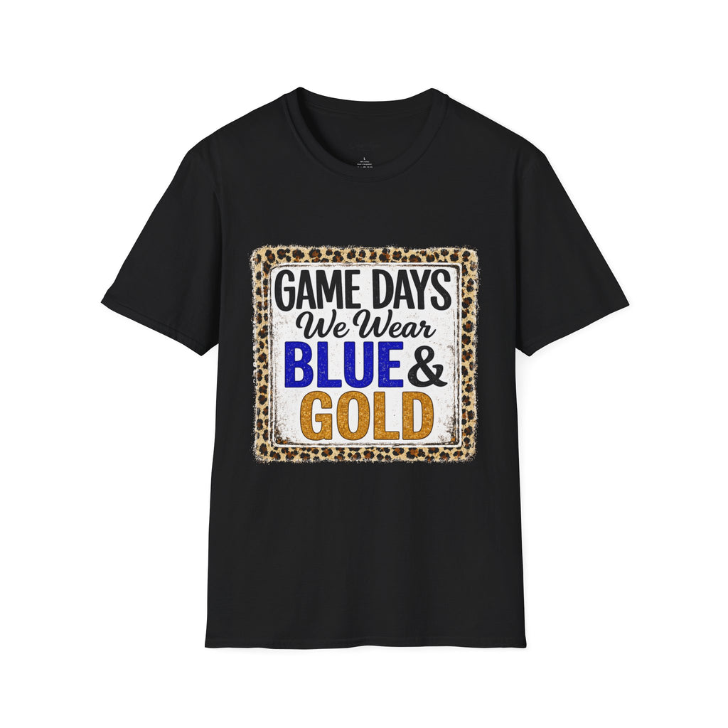 We Wear Blue & Gold Spirit Tee