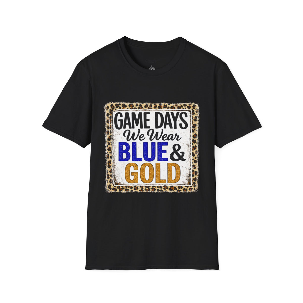 We Wear Blue & Gold Spirit Tee