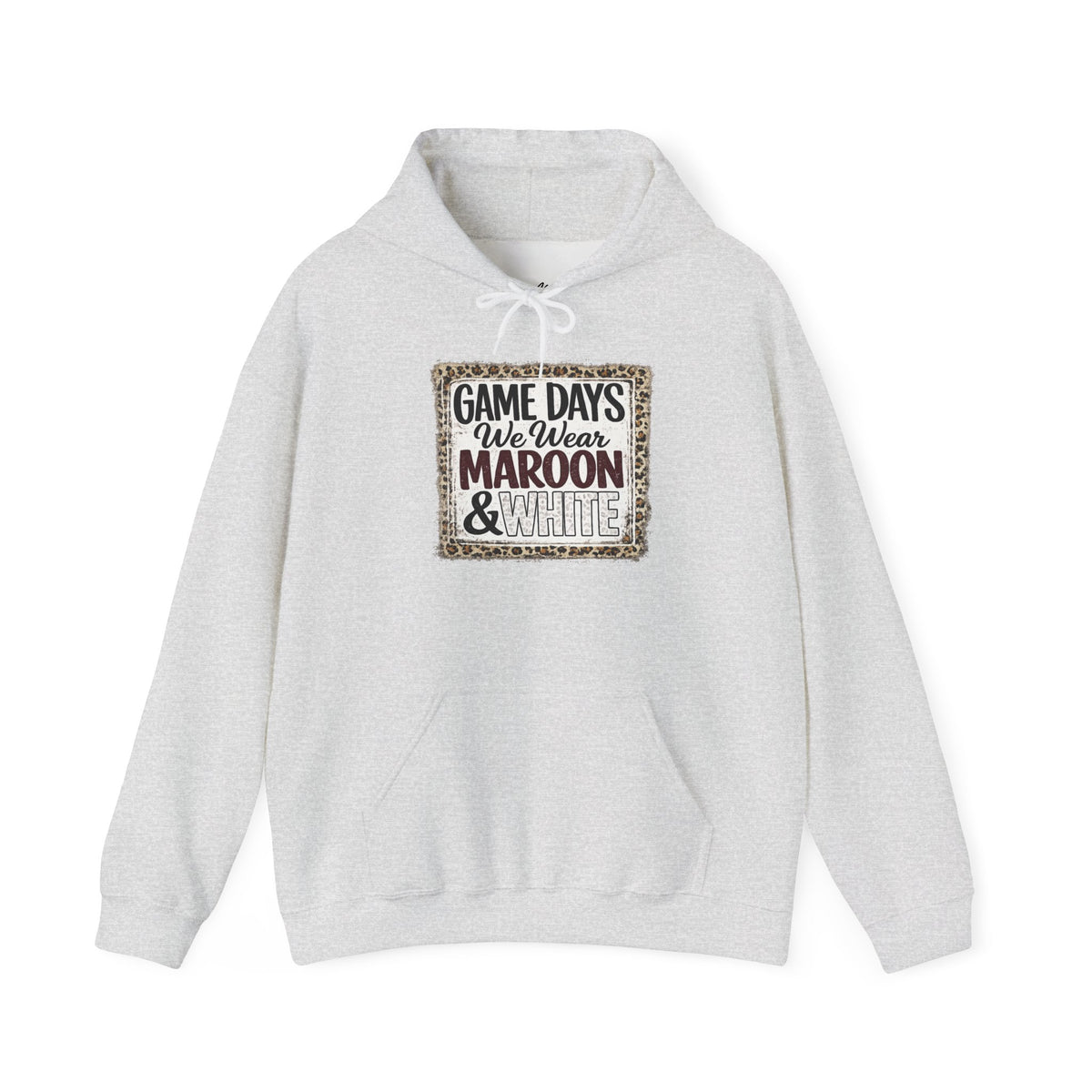 We Wear Maroon & White Spirit Hoodie
