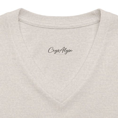 Cheer Mom Maroon V-Neck Tee