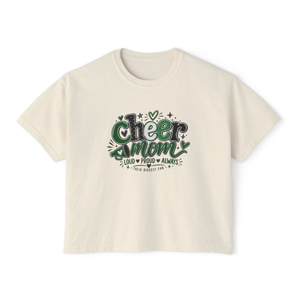 Cheer Mom Loud & Proud Boxy Tee