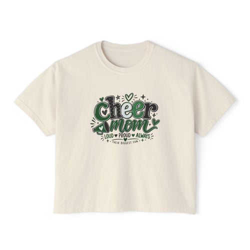 Cheer Mom Loud & Proud Boxy Tee